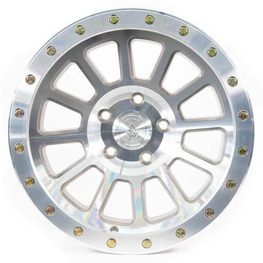 A105179084P00019 - Arena Ammo 17X9 6X139.7 0mm Bright Machine Zinc Bolts - Arena Wheels Canada