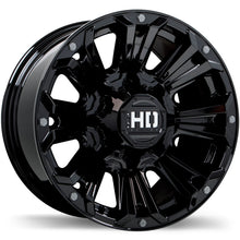 Charger l'image dans la galerie, F261-1790-89BN+14C061 - Fast HD AMMO 17X9.0 6X135 / 6X139.7 14mm Gloss Black - Fast HD Wheels Canada