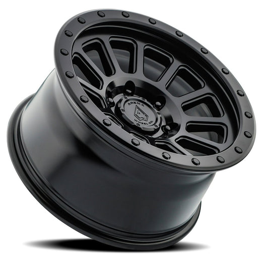 A105209089P00001 - Arena Ammo 20X9 6X135 0mm Satin Black - Arena Wheels Canada