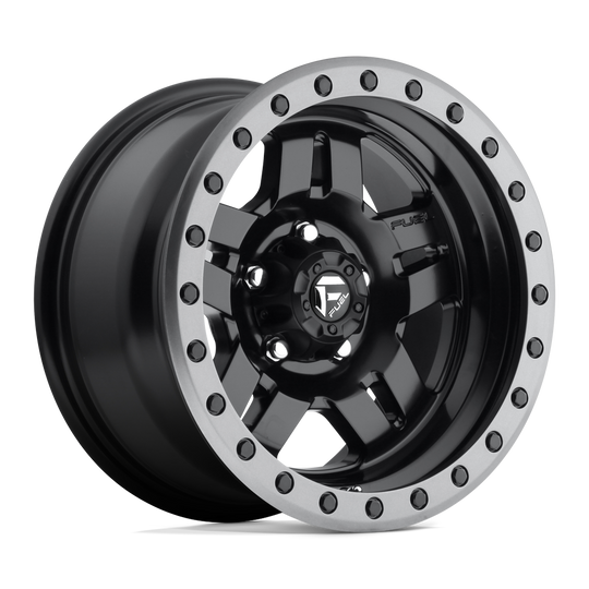 D55715806537 - Fuel Off-Road D557 Anza 15X8 5X114.3 -18 mm Matte Black Gun Metal Ring - Fuel Off-Road Wheels Canada