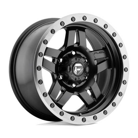 D55717855652 - Fuel Off-Road D557 Anza 17X8.5 5X150 ET 12mm Matte Black with Gunmetal Ring - Fuel Off-Road Wheels Canada