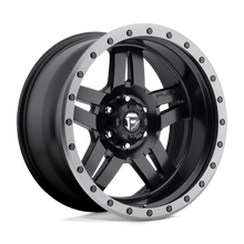 Charger l'image dans la galerie, D55720008347 - Fuel Off-Road D557 Anza 20X10 6X139.7 ET -18mm Matte Black with Gunmetal Ring - Fuel Off-Road Wheels Canada