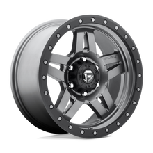 Load image into Gallery viewer, D55818908357 - Fuel Off-Road D558 Anza 18X9 6X139.7 20mm Matte Gun Metal Black Bead Ring - Fuel Off-Road Wheels Canada