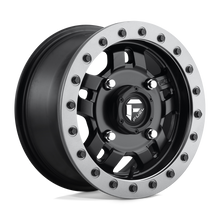 Load image into Gallery viewer, D9171470A443 - Fuel Off-Road D917 Anza Beadlock 14X7 4X110 13mm Matte Black - Fuel Off-Road Wheels Canada
