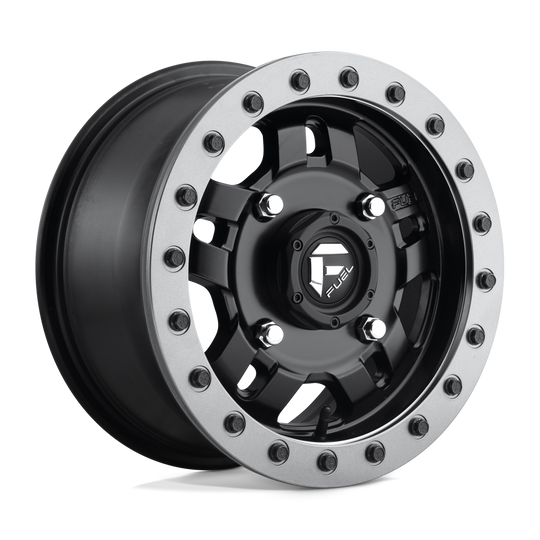 D9171470A643 - Fuel Off-Road D917 Anza Beadlock 14X7 4X137 13mm Matte Black - Fuel Off-Road Wheels Canada