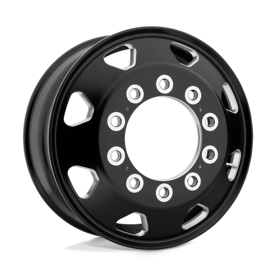 AO40124510903 - ATX AO401 Octane 24.5X8.25 10X285.75  144mm Satin Black Milled - Inner - ATX Wheels Canada