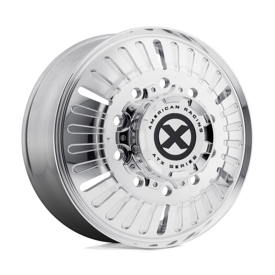 AO40322510104 - ATX AO403 Roulette 22.5X8.25 10X285.75  144mm Polished - Front - ATX Wheels Canada