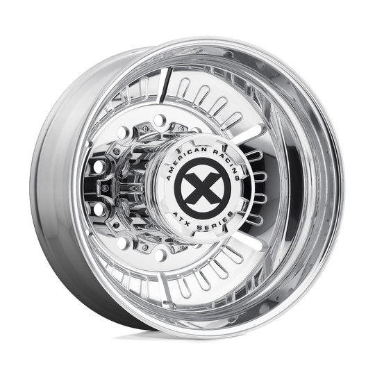 AO40322510102 - ATX AO403 Roulette 22.5X8.25 10X285.75 -168 mm Polished - Rear - ATX Wheels Canada