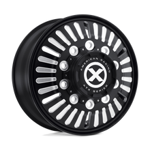Load image into Gallery viewer, AO40322510901 - ATX AO403 Roulette 22.5X8.25 10X285.75  144mm Satin Black Milled - Front - ATX Wheels Canada