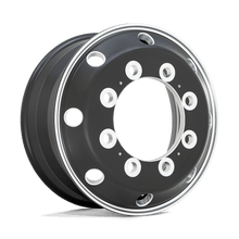 Charger l'image dans la galerie, AO40422910904H - ATX AO404 Journey 22.5X9 10X285.75  176mm Satin Black With Polished Lip - Front &amp; Rear Inner - ATX Wheels Canada