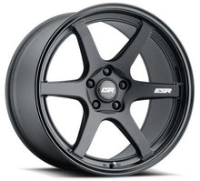 Charger l'image dans la galerie, 805111CC APX6MBLK-BL - ESR AP6 18X10.5 Blank -99mm Matte Black Gloss Black - ESR Wheels Canada