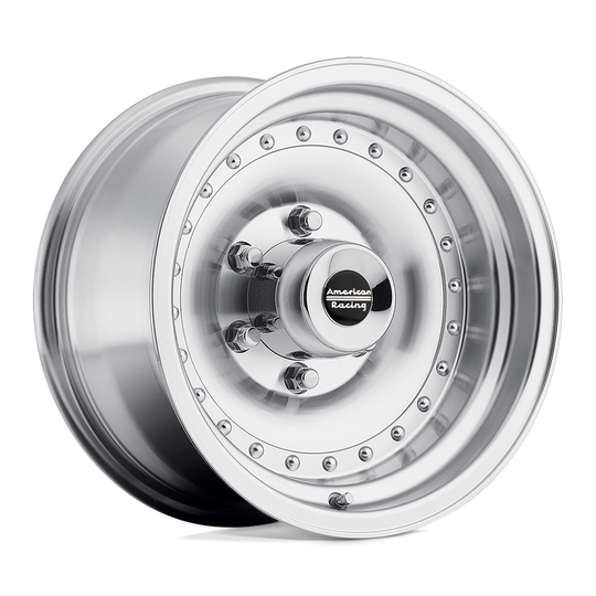 AR615761 - American Racing AR61 Outlaw 15X7 5X120.65 -6 mm Machined - American Racing Wheels Canada