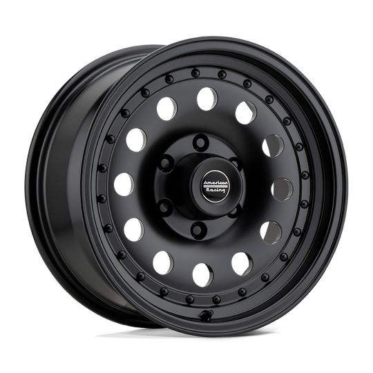 AR627863B - American Racing AR62 Outlaw 17X8 6X135  18mm Satin Black - American Racing Wheels Canada