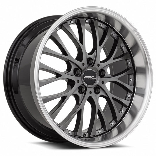 AR06189051435HB-515 - ARC AR6 18X9 5X115 35MM Hyper Black Machine Lip - ARC Wheels Canada