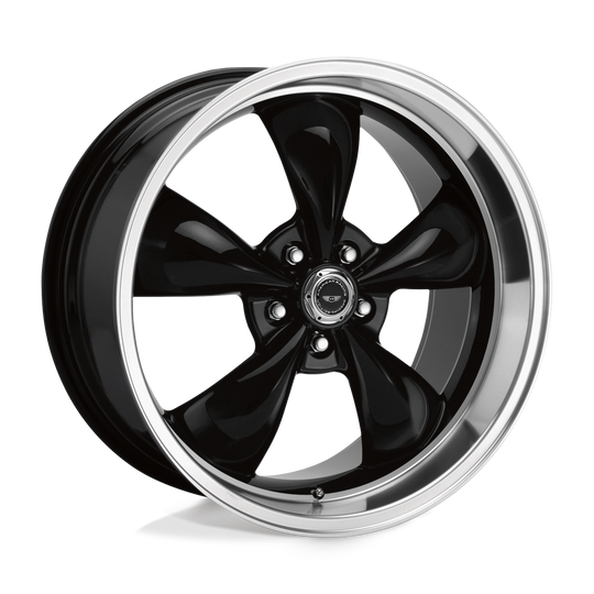 AR105M6791B - American Racing AR105 Torq Thrust M 16X7 5X115  35mm Gloss Black Machined Lip - American Racing Wheels Canada