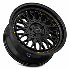 Load image into Gallery viewer, AR01178551435BK - ARC AR1 17X8.5 5X114.3 35MM All Black Gold Rivet - ARC Wheels Canada