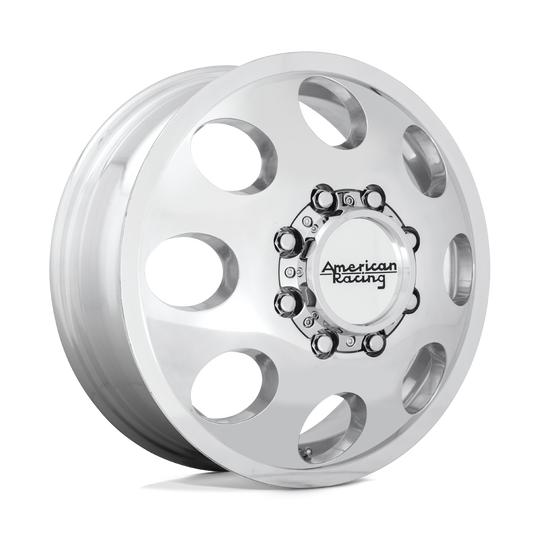 AR204660871111 - American Racing AR204 Baja Dually 16X6 8X170  111mm Polished - Front - American Racing Wheels Canada