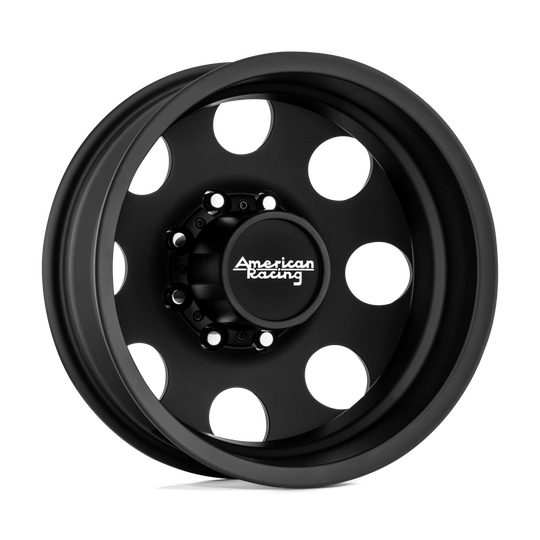 AR204765897140N - American Racing AR204 Baja Dually 17X6.5 8X210 -140 mm Satin Black - Rear - American Racing Wheels Canada
