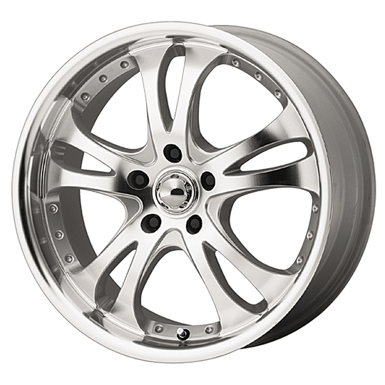 AR3836766 - American Racing AR383 Casino 16X7 5X114.3  42mm Silver Machined - American Racing Wheels Canada