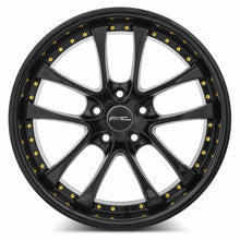 Load image into Gallery viewer, AR05178051435BK-512 - ARC AR5 17X8 5X112 35MM All Black Gold Rivet - ARC Wheels Canada