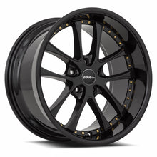 Load image into Gallery viewer, AR05199551435BK-512 - ARC AR5 19X9.5 5X112 35MM All Black Gold Rivet - ARC Wheels Canada