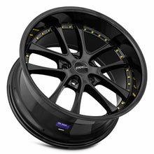 Load image into Gallery viewer, AR05189551430BK - ARC AR5 18X9.5 5X114.3 30MM All Black Gold Rivet - ARC Wheels Canada
