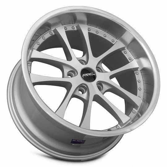 AR05189551430SF-515 - ARC AR5 18X9.5 5X115 30MM Silver Machine Face Lip Chrome Rivet - ARC Wheels Canada