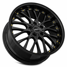 Load image into Gallery viewer, AR06188051430BK-508 - ARC AR6 18X8 5X108 30MM All Black Gold Rivet - ARC Wheels Canada