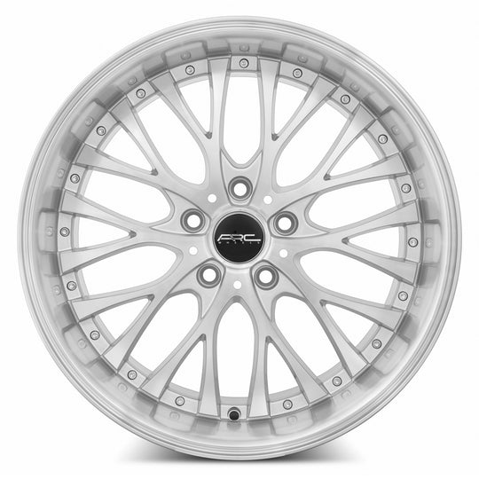 AR06189051435SF-510 - ARC AR6 18X9 5X110 35MM Silver Machine Face Lip Chrome Rivet - ARC Wheels Canada