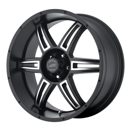 AR89088068735 - American Racing AR890 18X8 6X139.7  35mm Satin Black Machined - American Racing Wheels Canada