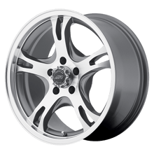 Load image into Gallery viewer, AR89868012400 - American Racing AR898 16X8 5X114.3  0mm Dark Silver Machined - American Racing Wheels Canada