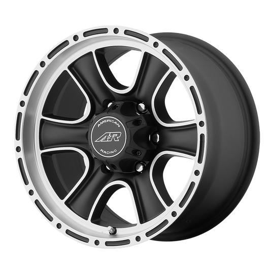 AR90257068700 - American Racing AR902 15X7 6X139.7  0mm Satin Black Machined - American Racing Wheels Canada