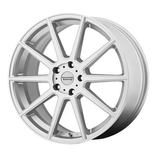 AR90877512442 - American Racing AR908 17X7.5 5X114.3  42mm Silver With Machined Face - American Racing Wheels Canada