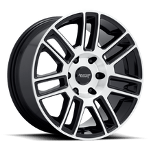 Load image into Gallery viewer, AR91588577515 - American Racing AR915 18X8.5 6X120  15mm Gloss Black Machined - American Racing Wheels Canada