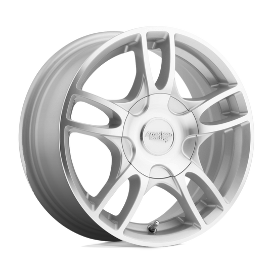 AR91977521445 - American Racing AR919 Estrella 17X7.5 5X110 / 5X115 45mm Silver Machined - American Racing Wheels Canada