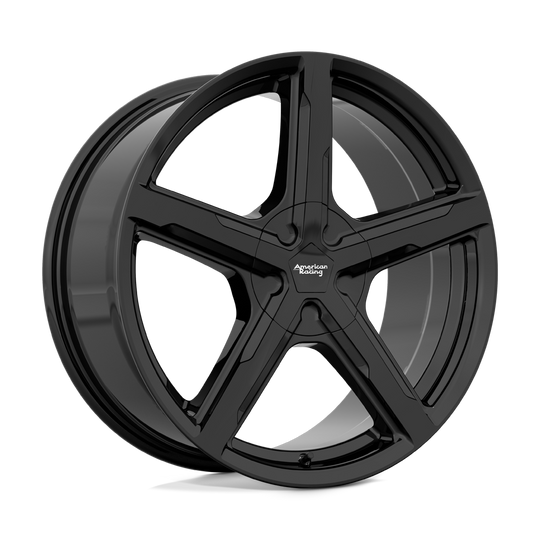 AR92188000338 - American Racing AR921 Trigger 18X8 BLANK  38mm Gloss Black - American Racing Wheels Canada