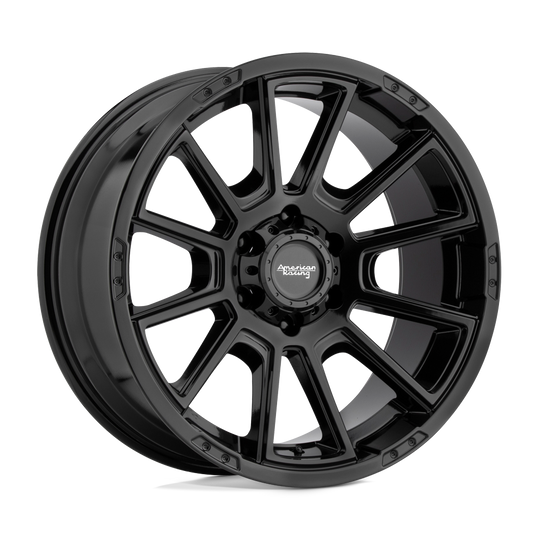 AR93329063300 - American Racing AR933 Intake 20X9 6X135  0mm Gloss Black - American Racing Wheels Canada