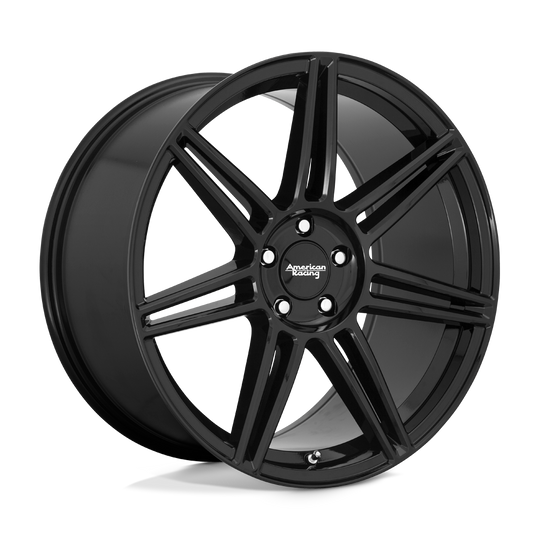 AR93521052340 - American Racing AR935 Redline 20X10 5X120  40mm Gloss Black - American Racing Wheels Canada