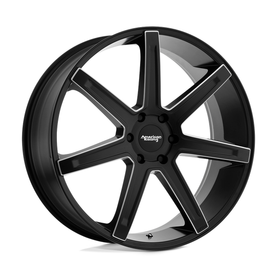 AR93829052935 - American Racing AR938 Revert 20X9 5X120  35mm Satin Black Milled - American Racing Wheels Canada