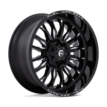 Load image into Gallery viewer, D79522009847 - Fuel Off-Road D795 Arc 22X10 6X135 6X139.7 -18 mm Gloss Black Milled - Fuel Off-Road Wheels Canada