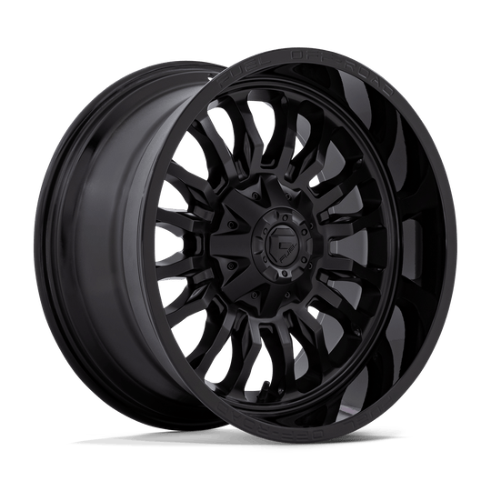 D79620009847 - Fuel Off-Road D796 Arc 20X10 6X135 6X139.7 -18 mm Matte Black With Gloss Black Lip - Fuel Off-Road Wheels Canada
