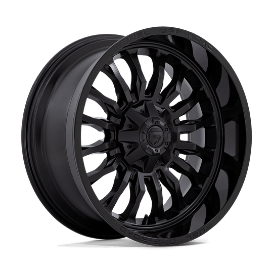 D79622009847 - Fuel Off-Road D796 Arc 22X10 6X135 6X139.7 -18 mm Matte Black With Gloss Black Lip - Fuel Off-Road Wheels Canada