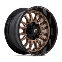 Charger l'image dans la galerie, D79720009847 - Fuel Off-Road D797 Arc 20X10 6X135 6X139.7 -18 mm Platinum Bronze With Black Lip - Fuel Off-Road Wheels Canada