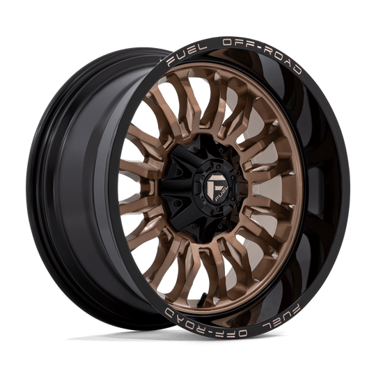 D79720009847 - Fuel Off-Road D797 Arc 20X10 6X135 6X139.7 -18 mm Platinum Bronze With Black Lip - Fuel Off-Road Wheels Canada