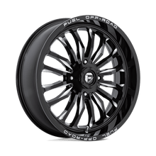 Load image into Gallery viewer, D8212270A544 - Fuel Off-Road D821 Arc 22X7 4X156 13mm Gloss Black Milled - Fuel Off-Road Wheels Canada