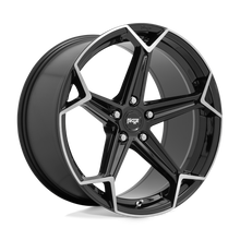 Load image into Gallery viewer, M259200544+40 - Niche N259 Arrow 20X10.5 5X112  40mm Gloss Black Brushed - Niche Wheels Canada