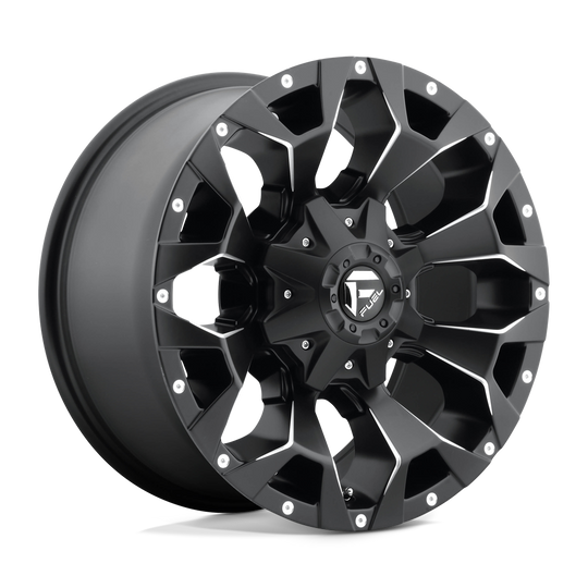 D54618909844 - Fuel Off-Road D546 Assault 18X9 6X135 6X139.7 -13 mm Matte Black Milled - Fuel Off-Road Wheels Canada