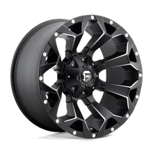 Load image into Gallery viewer, D54620908250US - Fuel Off-Road D546 Assault 20X9 8X165.1 ET 1mm Matte Black Milled - Fuel Off-Road Wheels Canada
