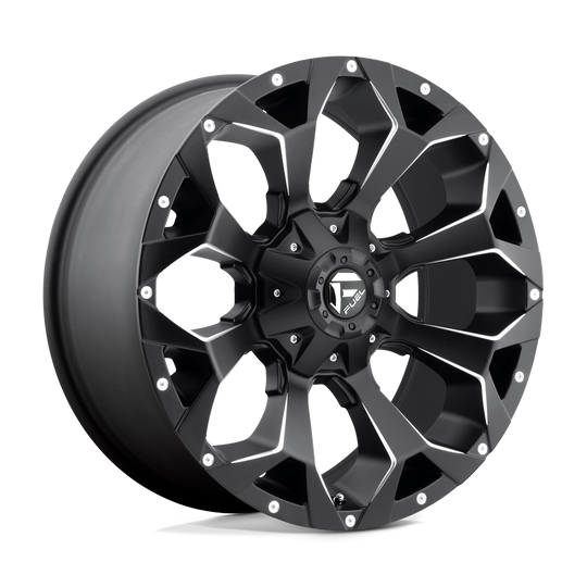 D54620909857 - Fuel Off-Road D546 Assault 20X9 6X135 / 6X139.7 20mm Matte Black Milled - Fuel Off-Road Wheels Canada
