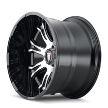 Load image into Gallery viewer, AT154-22485BM-76 - American Truxx Bomb 22X14 5X139.7 /  ET -76mm Gloss Black Machined - American Truxx Wheels Canada